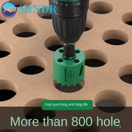 SANDR 2pcs Hole Saw Drill Bit, 20-48mm Easy Chip Removal Wood Drilling Crown, Multifunctional Wear R