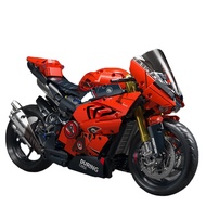Stock Available CPSIA1:5 Building Blocks Motorcycle Kit Realistic Detail Puzzle Chain Rear Wheel Edu