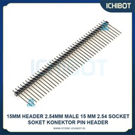 15mm Header 2.54mm Male 15 mm 2.54 Socket Connector Pin Header