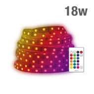 LAMPTAN หลอดไวไฟ LED Smart Wi-Fi Strip Light 18w 3m. แสงเหลือง + RGB 16 ล้านเฉดสี ควบคุมด้วย Smartph