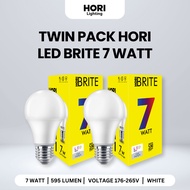 HORI BRITE LED Bulb 7 Watt Home Lamp (2 pcs) - Bright White | Save Electricity I 1 Year Warranty