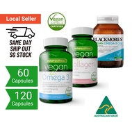 Naturopathica Vegan Omega 3 / Collagen Health / Vitamin D / Blackmores Vegan Omega 3 -Made in Austra