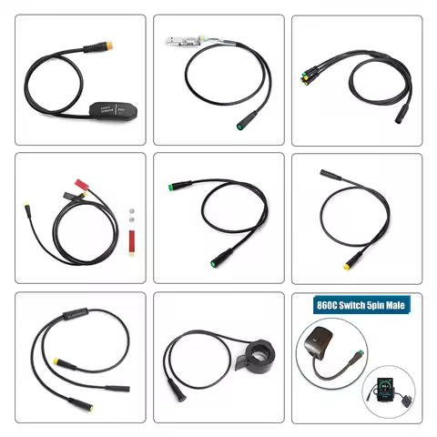 E-bike Cable For Bafang/8FUN Motor Kits Gear Sensor USB Programming Hydraulic Brake Sensor Display H