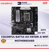 COLORFUL BATTLE AX H810M-A WIFI V20 LGA1851 MATX (3 YEARS WARRANTY)