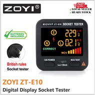 ZOYI ZT-E10 Digital Display Socket Tester 3 Pin Plug