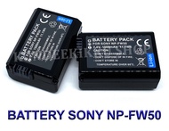 (แพ็คคู่ 2 ชิ้น) NP-FW50 \ FW50 แบตเตอรี่สำหรับกล้องโซนี่ Camera Battery For Sony Alpha A3000,A5000,A6000,A6300,A6500,A7,A7II,A7S,A7SII,A7R,A7RII,A33,A35,A37,A55,RX10,RX10II,RX10 III,RX10 IV,NEX3/5/7 BY KONDEEKIKKU SHOP