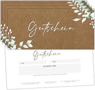 25 Blank Vouchers to Fill Yourself Nail Studio | for Hairdresser Cosmetics Massage Wellness Foot Car