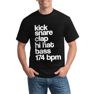 Drum And Bass 174 Bpm Dnb Music Jungle Edm Casual 100% Cotton Plus Size Crew Neck T Shirt For Everyd