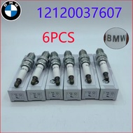 6Pcs BMW Iridium Spark Plug (12120037607) For BMW 3 Series E46 5 Series E39 E60 M52 M54  Engine # BK