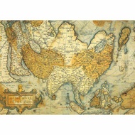 義大利 IFI 海報 古代亞洲地圖