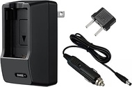 Battery Charger Compatible with Nikon D3400. Universal Voltage (100-240V), Portable Compact Design, 