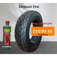 BURGMAN TIRE,SEYOUN 110/90-10 Tubeless tire