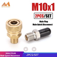 8MM M10x1 1/8NPT 1/8BSPP Male Plug with Valve PCP Stainless Steel Quick Coupler for Car Bike Motorcycle Air Pump refill adaptor pcp fittings coupler adaptor pcp quick coupler filling adaptor plug fittings