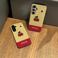 Samsung Galaxy S25 Ultra Case Macaron Pattern Matte Black Soft Case TPU Phone Case Samsung s23ultra/