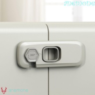 ANEMONE 2Pcs Cabinet Lock, Sticky Adhesive Pads Anti-Pinch Design Child Safety Lock, Security Protec