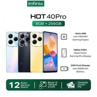 Infinix Hot 40 Pro [8GB/256GB] Extended RAM 16GB - Helio G99 - NFC - 108MP Triple Camera  - 6.78" FHD+ Garansi Resmi 1 Tahun