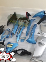 [ MIỄN SHIP TẶNG TEM ] Dàn áo xe Wave RS - wave s100 - wave alpha / ĐỦ MÀU