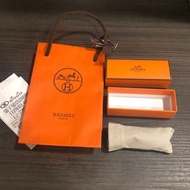 台灣專櫃正品 Hermes 愛馬仕 口紅空盒 防塵袋 緞帶 提袋（不含發票）