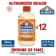 Elmer's MAGICAL LIQUID 8.75 fl oz 258.77ml Slime Activator Elmers Magic Liquid - 12 Bottles