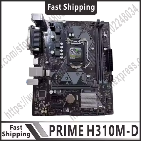 LGA 1151 Motherboard PRIME H310M-D DDR4 32GB PCI-E 3.0 M.2 SATA III USB3.1 Micro ATX supports Core C
