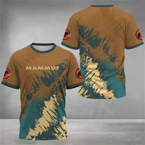 Camiseta de manga corta a la moda para hombre,ropa de verano cómoda y transpirable con estampado 3D,