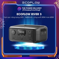 Ecoflow RIVER 3 Mini power charging station, 220V power, capacity 300W max 600W, 245Wh, capacity 768