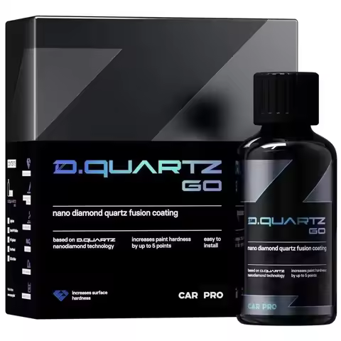 DQUARTZ GO 50ml Kit Nano Diamond Quartz Fusion Ceramic Coating for Car Care Enhanced Protection Glos