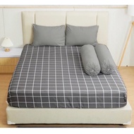 QUEEN SIZE Bed Sheet 160X200 H 25cm Kintakun deluxe Bedsheet Set