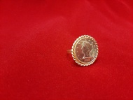 CINCIN KOIN RUPIAH RINGGIT SUKU LAPIS EMAS