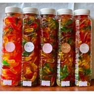 Gummy Worms in 350ml Bottle (375-385grams