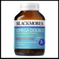 Blackmores Omega Double High Strength Fish Oil Made In Australia 90 Capsules