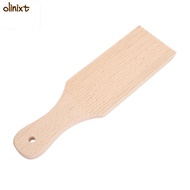 OLINIXT 3PCS Gnocchi Board, Easy Clean Ridged Surface  Making Tool,  Paddle Shape Beech Wood Gnocchi