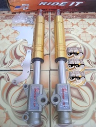 Shock upsidedown original Ride it UK 300mm universal matic bebek sport As 26 (bracket PNP Supra stan