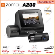 [New Launch] 70mai Dashcam A200 Dual Channel 1080P Full HD+ HDR | 24H Parking Surveillance | Front &