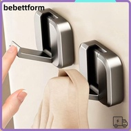 LUCKY No Drill Wall Hook, Foldable Self-adhesive Hanging Rack, Premium Waterproof Hidden Alloy Punch