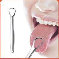 Set of 3 convenient stainless steel oral hygiene tongue scrapers _GD888