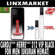 ORIGINAL CH 212 VIP BLACK MEN (EDP) - UKURAN HEMAT - - 10ML