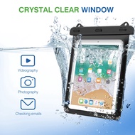 HeySplash Universal Waterproof Tablet Case, Underwater Tablet Dry Bag with Lanyard Compatible with iPad 2021/iPad Air 2021/iPad mini 6, iPad Pro, iPad Air, HuaWei Honor Tablet Up t