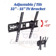 TV Bracket 32"-55" Inch Adjustable Tilt LCD PLASMA TV Wall Mount Bracket Tilt: -5° to +15° TV Braket