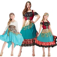 Halloween Starlight Gypsy Flamengo Costume for Parents and Kids