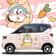 SGLink Car Waterproof Sticker Doraemon Doraemon Car Sticker Fashion Cartoon Door Sticker Scratch Blo