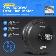 MXUS Brand Electric Bike Motor 72V 3000W DDR-3K Rear Rotate Brushless Gearless Wheel Hub Motor for E