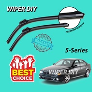 BMW 5 Series E39 1995 - 2003 Silicone Wiper Blade Windscreen Viper Pengelap Kereta