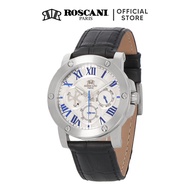 Roscani Spencer 996 Leather Men Watch - Multifunction + WR 5ATM | Stainless Steel Watch | Man Watch 