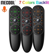 Fly Mouse Voice With Backlit Q6 Air Gyroscope Wireless Remote Control Backlight Keyboard IR Learning