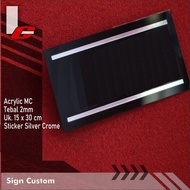Custom acrylic/just stick it on