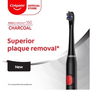 Colgate Proclinical B150 Charcoal Battery Powered Soft Toothbrush Includes 2 AAA Batteries