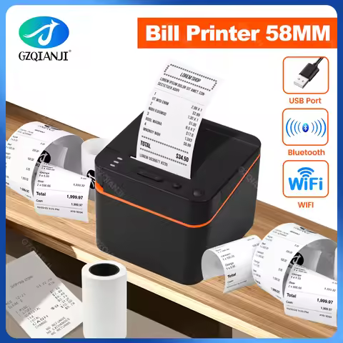 58mm USB Wifi Bluetooth Thermal Receipt POS Printer Bill Wireless Android Windows Maker for Retail S