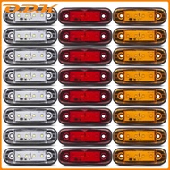 4x/6x/8x/10x LED 12V 24V Car External Side Marker Clearance Tail Light Signal Warning Brake Indicato