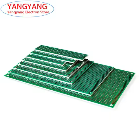 2x8 4x6 6x8 7x9 8x12 9x15cm Double Side Prototype PCB 2.54mm Tinned Universal Board Experimental Pla